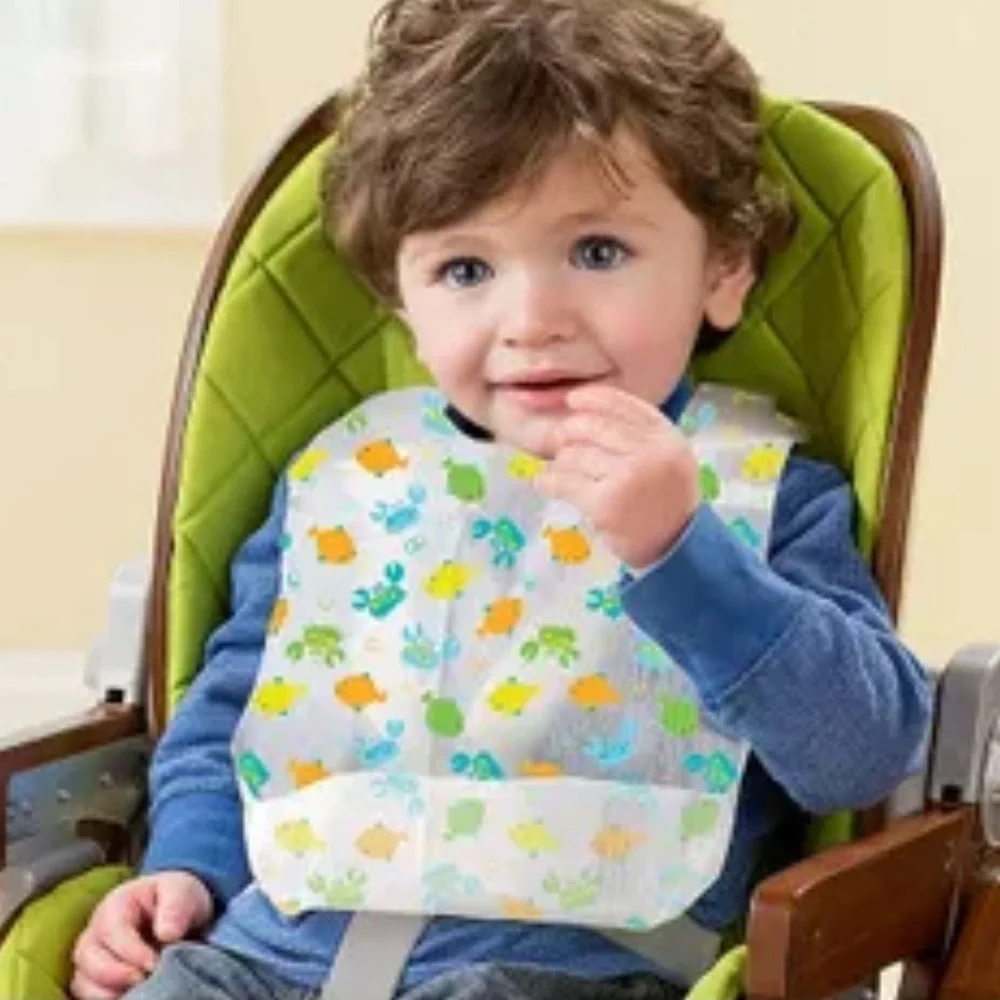 Summer Keep Me Clean Disposable Bibs Travel Pack 20